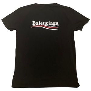 Balenciaga black T-shirt/ Large size